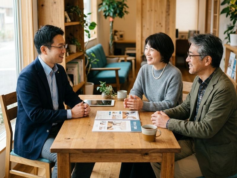 お客様のペースに合わせて売却のご相談に応じる担当者